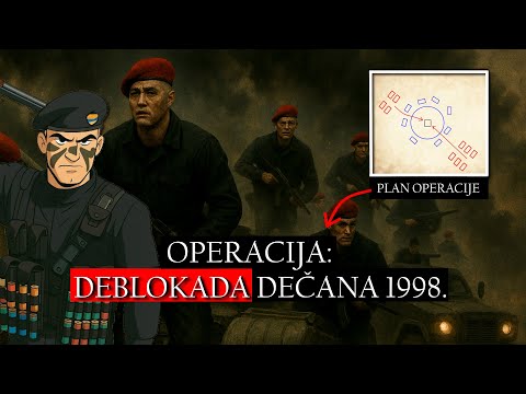 CRVENE BERETKE, SAJ i PJP PROBIJAJU BLOKADU OVK U DEČANIMA - DEBLOKADA DEČANA - RAT NA KOSOVU 98-99