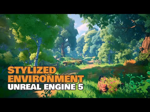Stylized Environment - Unreal 5 - Meadow Pack - Showcase Video