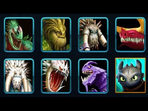 ALL 7 LEGENDARY DRAGONS (RISE OF BERK)