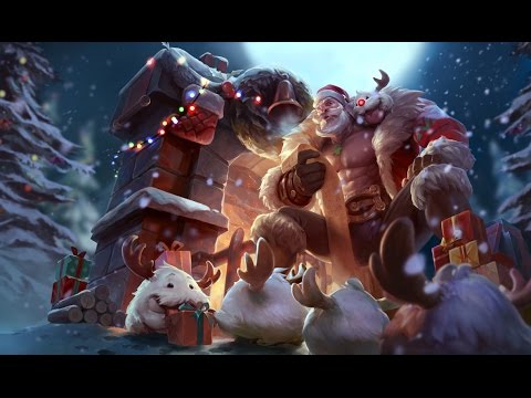 Santa Braum Skin - 1350RP - In Game Preview - PBE Server - League Of Legends