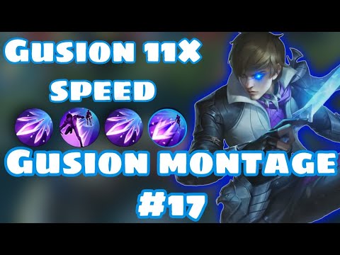 0.1 SEC COMBO ⚡ GUSION FAST HAND MONTAGE #17 | BEST GUSION MONTAGE 2022 | SATISFYING COMBO - MLBB