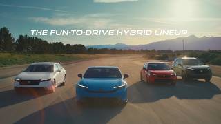 2026 Accord Hybrid, Civic Hybrid, CR-V Hybrid and Prelude Hybrid | Relentless Spirit