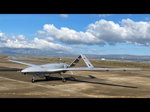 İlk İHA Geçitkale’ye indi