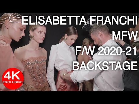 ELISABETTA FRANCHI | BACKSTAGE FALL WINTER 2020-21 | EXCLUSIVE INTERVIEW by MODEYE