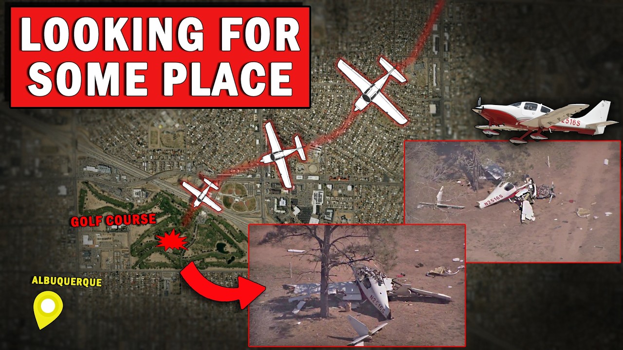 FATAL Plane Crash on Golf Course near Albuquerque after Engine Fails #N2516S