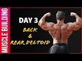 Muscle Building Workout Series - Day 3 | Back & Rear Delt | Yatinder Singh