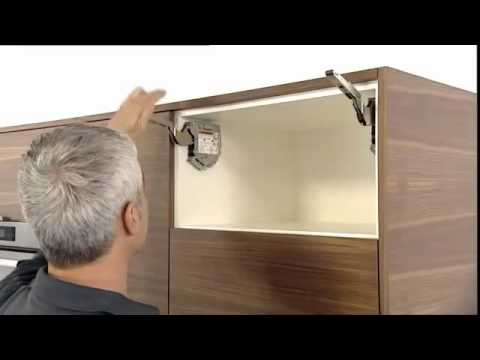 Blum's small stay lift AVENTOS HK S assembly video
