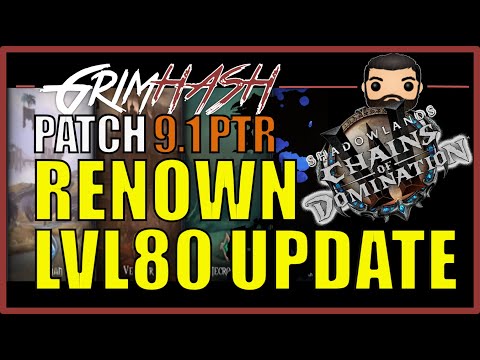 Covenant renown lvl80 // Patch 9.1 // WoW Shadowlands