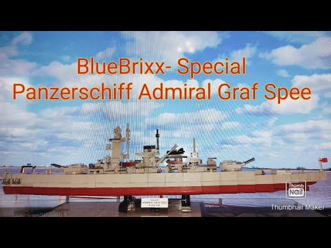 BlueBrixx  Special  Admiral Graf Spee. Ich bin mehr wie beeindruckt.  Auch wenn für mich was fehlt.