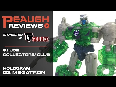 Video Review: Hologram G2 MEGATRON (G.I. Joe Club Exclusive)