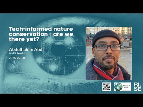 Abdulhakim Abdi: Tech-informed nature conservation - are we there yet?