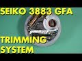 TECH SEIKO 3883 QUARTZ GFA SUPERIOR Very FINE Trimming SYSTEM Overview