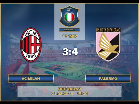 AFL. Italia. Seria A. Tour 17. AC Milan - Palermo