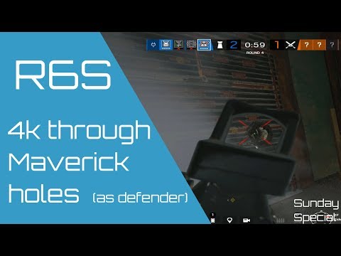 4k through Maverick holes as defender || R6S Sunday Special #4 || snoufy.