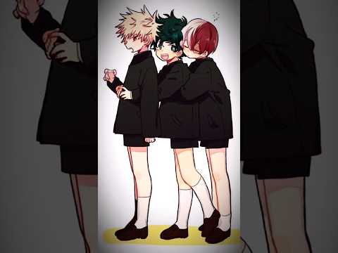 [ Bakugou X Deku X Todoroki🖤🗿]Edit||~#myheroacademia