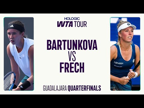 Nikola Bartunkova vs. Magdalena Frech | 2025 Guadalajara Quarterfinals | WTA Match Highlights