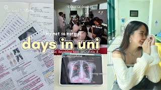 𐙚college diaries | a week in college 🏸 retreat, Sayabling haul, SBO duties & BOYA Magic microphone