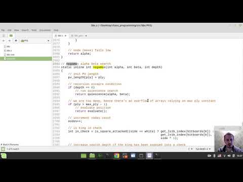 Bitboard CHESS ENGINE in C: implementing PVS (Principle Variation Search)