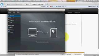 How to install the BlackBerry Desktop Software onto PC   YouTube