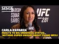 Carla Esparza On Big Underdog Status: 'There's Nothing Super Unique' About Zhang Weili | UFC 281