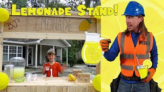 Handyman Hal Builds a Lemonade Stand | Handyman for Kids (2020)
