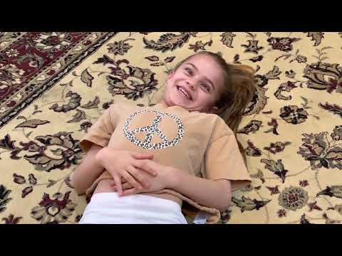 Learning gymnastics with Sky (part 3 Mega￼-￼ Impossible￼￼)