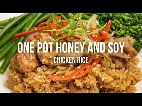 One Pot Honey and Soy Chicken Rice