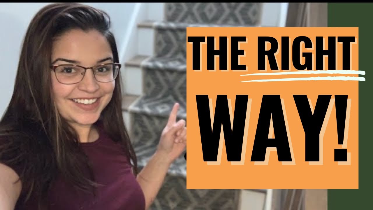 How to Install a Stair Runner - The Right Way