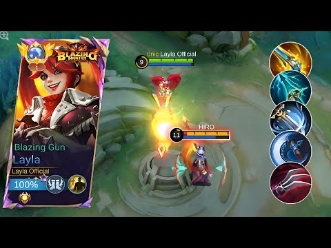 TOP GLOBAL LAYLA BEST BURST DAMAGE HACK BUILD FOR SOLO RANKED 2025!!☠🔥 (MUST TRY) - MLBB