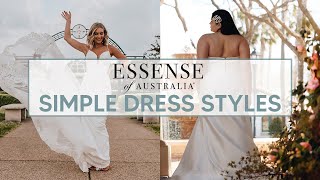 Simple Wedding Dresses by Essense of Australia