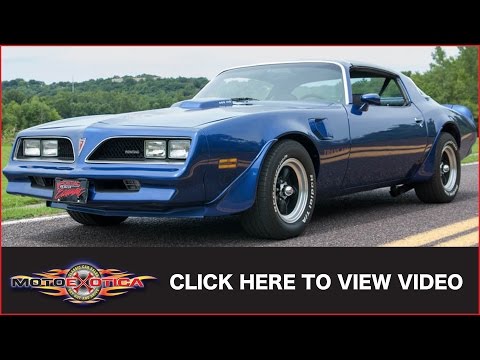 1978 Pontiac Firebird Trans Am 455 (SOLD)