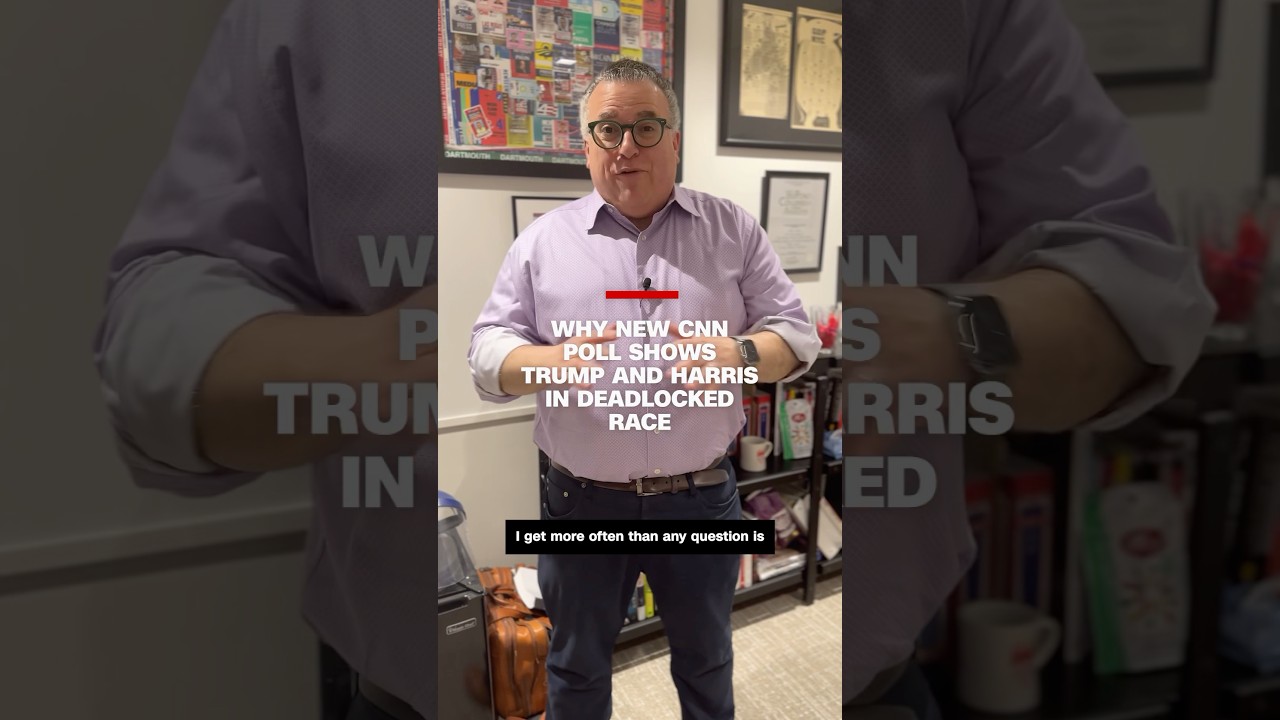 Why new CNN poll shows Trump and Harris in deadlocked race