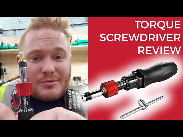 Youtube Video for Torque Screwdriver with Hex head and T-handle, 10-50 in-lb - ±6% Accuracy by 