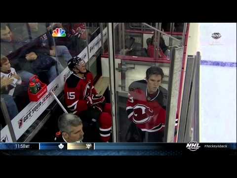 1st Scrum 2nd period 22 Jan 2013 Philadelphia Flyers vs NJ Devils NHL hockey