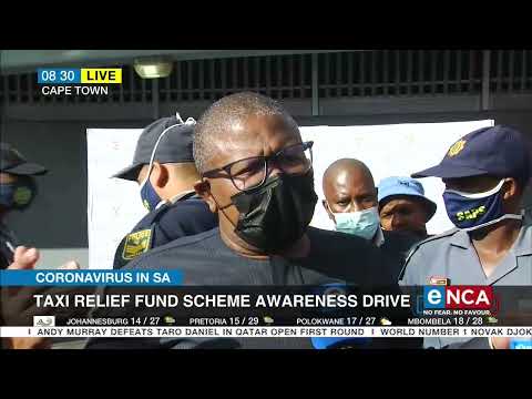 Minister Mbalula speaks on Taxi Relief Fund awareness drive