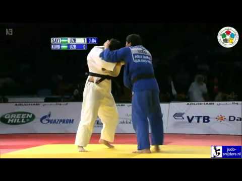 Judo 2012 Grand Prix Abu Dhabi: Sayidov (UZB) - Kurbanov (UZB) [-100kg] semi-final