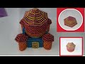 How To Make Rad Fort With Magnetic Balls Magnetic Boys Magnetic Design Magnetic Game Hand Craft