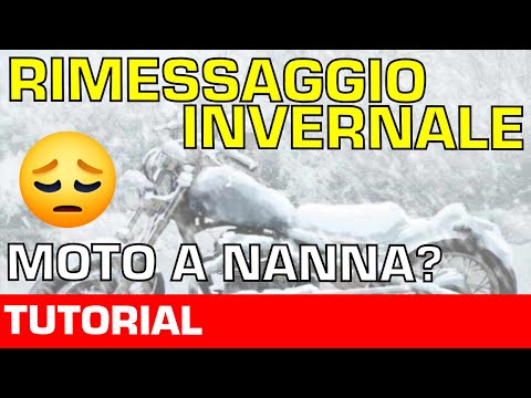 [TUTORIAL] RIMESSAGGIO INVERNALE MOTO: 10+1 suggerimenti per mettere a nanna la moto per l'inverno