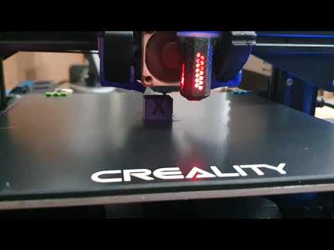 Ender 3 Klipper Calibration cube 100mm/s 10mins 20 seconds.