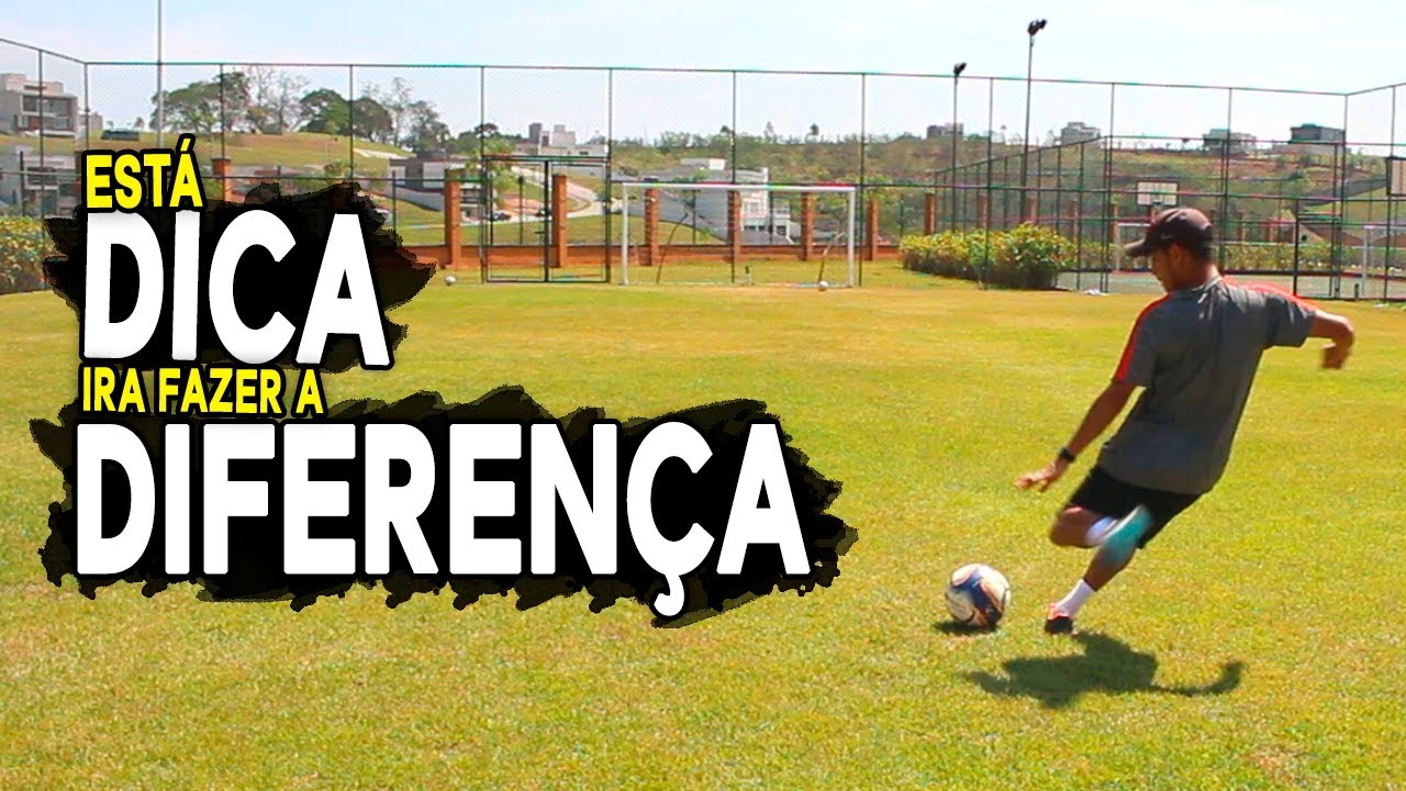 COMO CHUTAR A BOLA ALTA E COM DIREÇÃO