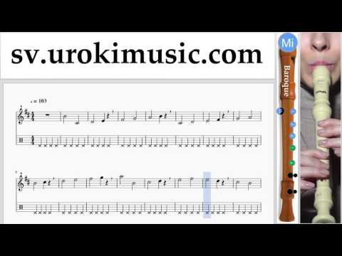 Lär Dig Spela Blockflöjt (Barock) The Chainsmokers & Coldplay - Something Just Like This Tabs