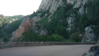 preview picture of video 'Piana to Porto coast road Les Calanche Corsica West coast'