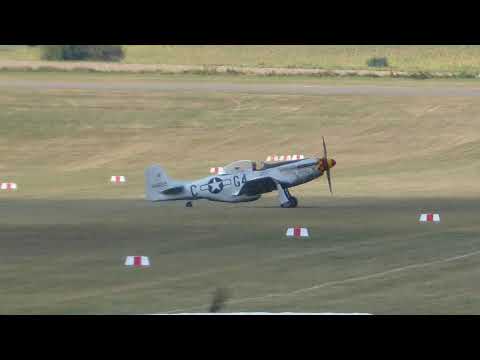 Riskante Landung P 51 Mustang auf der Hahnweide OTT16