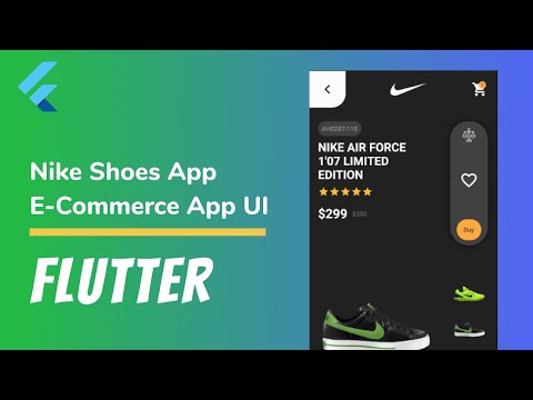 Flutter Nike Shoes Ecommerce App UI - SpeedCode - Protorix Code
