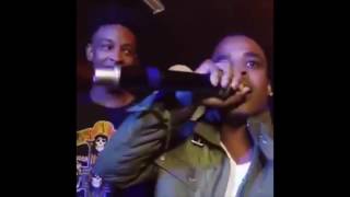 21 Savage and No Plug Diss Bankroll Fresh On Stage While Performing