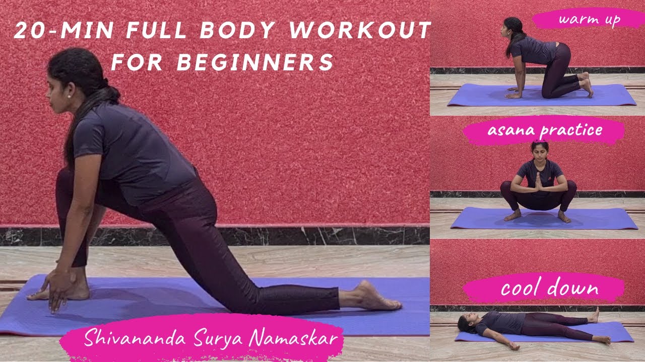 20-minute full body workout for beginners | Hatha Yoga | Yoga for beginners series - 1