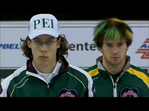 #brier2020 Flashback: Adam Casey & Brett Gallant at 2009 Juniors ("Oh my goodness, the hair!")
