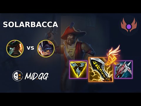 MID.GG: [ solarbacca ] Gangplank TOP vs Rumble | NA MASTER | LOL Season 2025