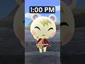 How do villagers spend 24 hours in Animal Crossing?