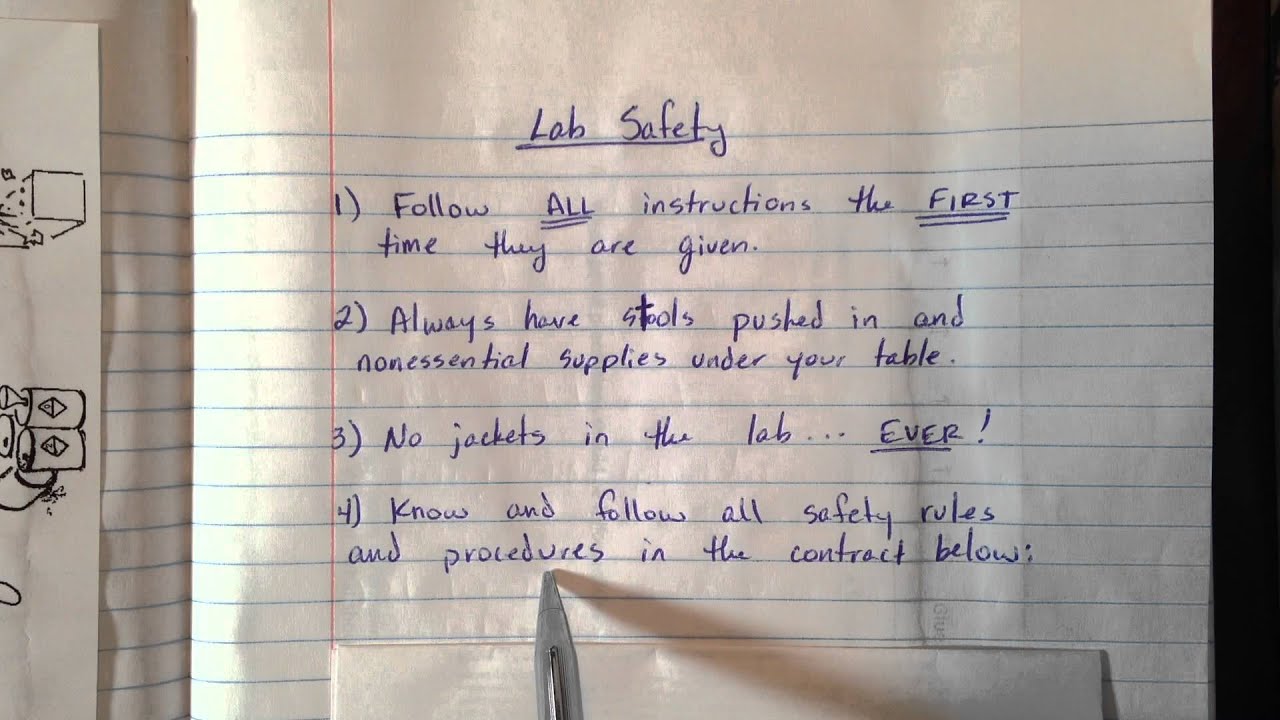Interactive Notebook Pg. 5 - Lab Safety